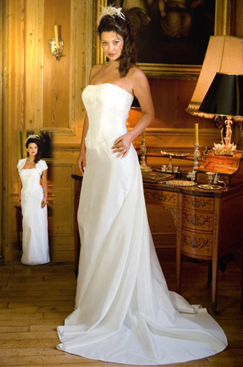 strapless-wedding-dress2 - rochii de mireasa si torturi de nunta