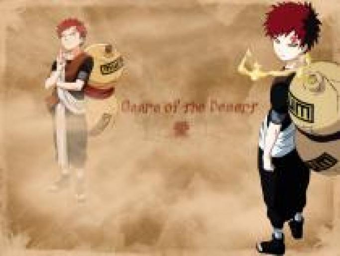 Gaara - Poze cu toate personajele din Naruto