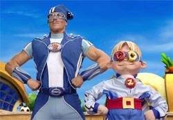 lazy town; sportacus il ingatza pe ziggy cumj sa devina super erou
