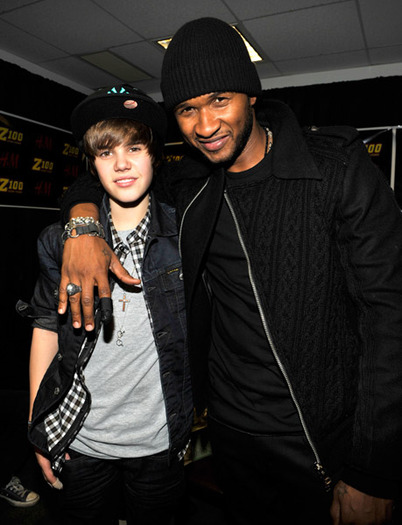  - Justin Bieber and Usher