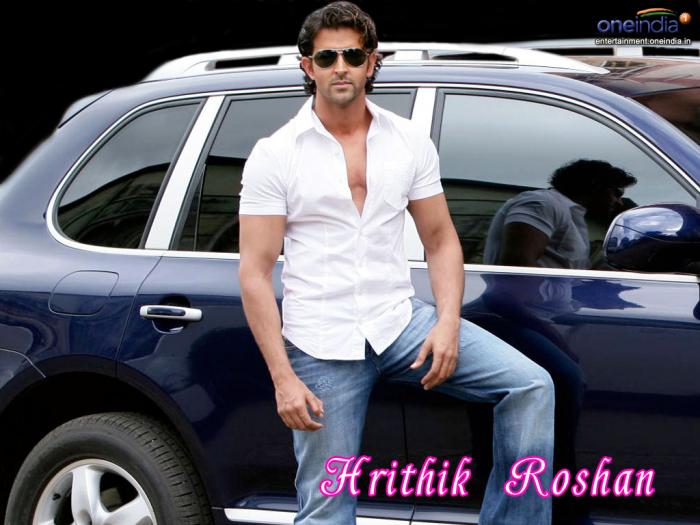 hrithik_roshan (91); Actor indian ce a devenit peste noapte un super star, din cauza filmului de succes "Kaho Naa... Pyaa

