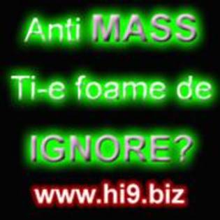 Anti mAss Ti-e foame de ignore - avatare