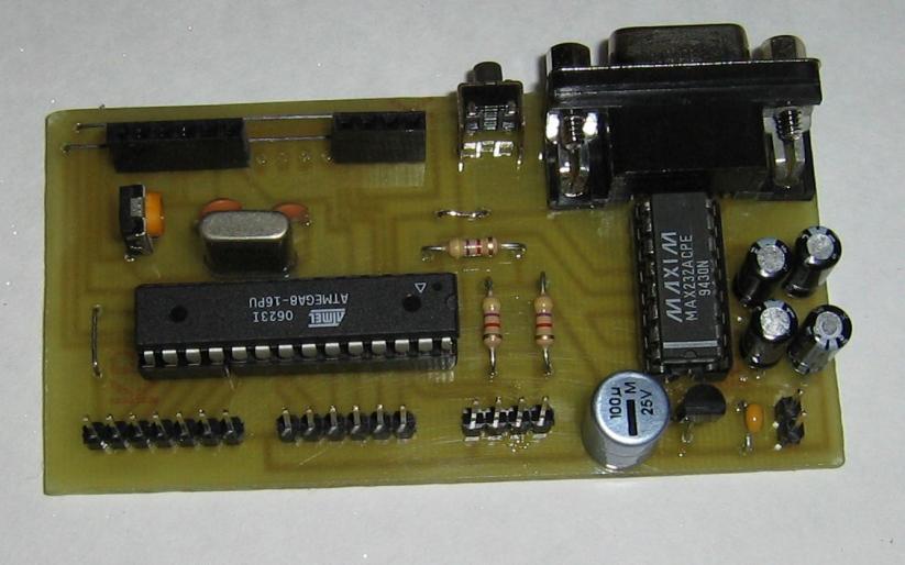 Placa test AVR; fara LCD
