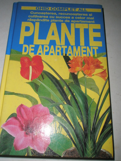 ghid complet - Plante de apartament - Biblioteca cu carti de plante