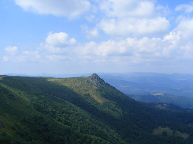 DSCF4262 - 2 august 2009 Traseu Suior Secatura Creasta Cocosului Gutaiul Doamnei  Vf Gutai