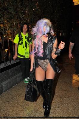super lady! - lady Gaga steps out in Japan