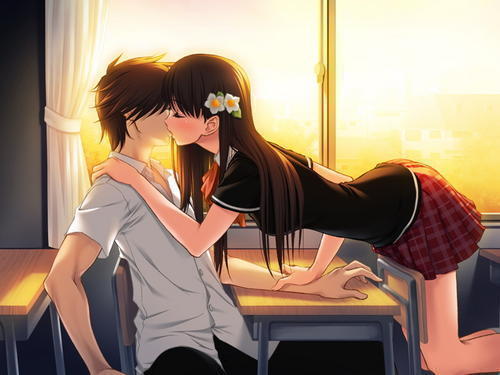 anime-kiss[2]; nu plek vreau sa te sarut
