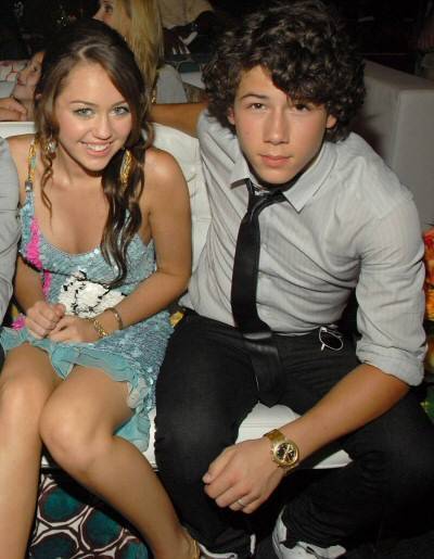 Nick Jonas and Miley Cyrus