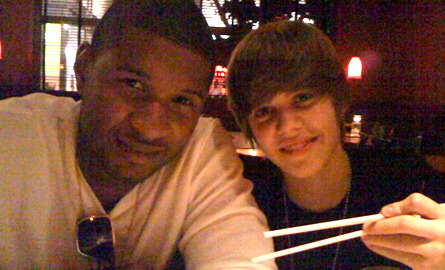  - Justin Bieber and Usher