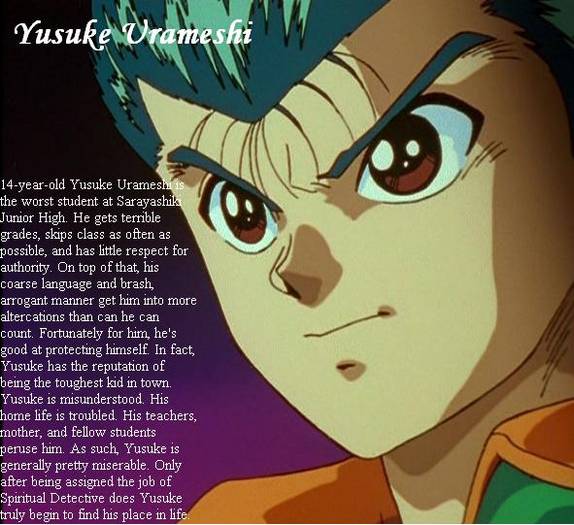 Yuusuke - yu yu hakusho