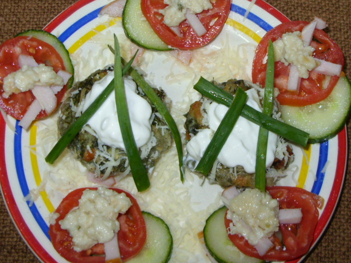 ciupercute cu spanac