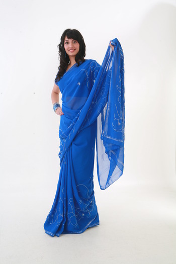 Alisha%20-%20Royal%20Blue - Saree-uri pe care le poarta indiencele si accesorii