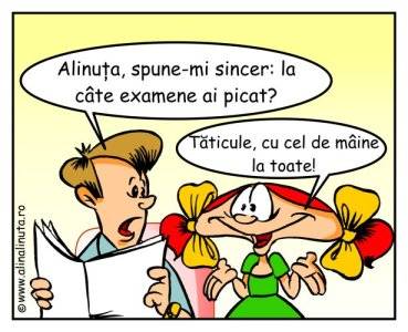 examene - Bancuri ilustrate cu Alinuta