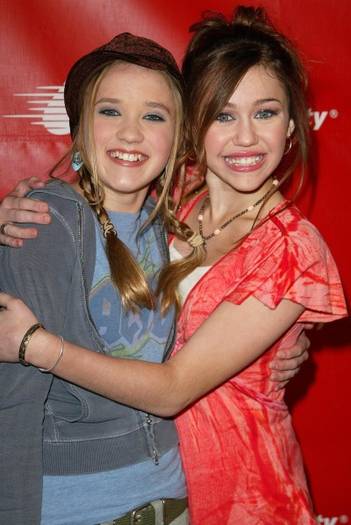 Miley and Emily - Miley Cyrus and Emily Osment