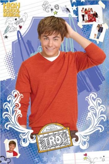 lgpp31140 troy-high-school-musical-2-poster - high school musical