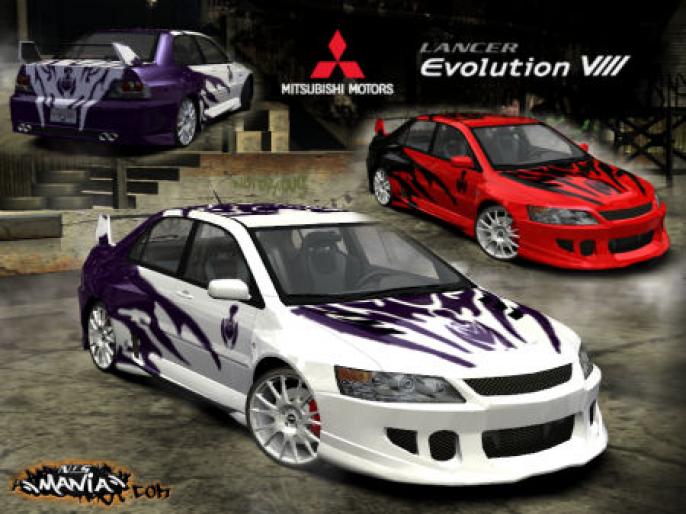 mitsubishi_evo8_vinyle_nfs_carbon - Need For Speed Carbon