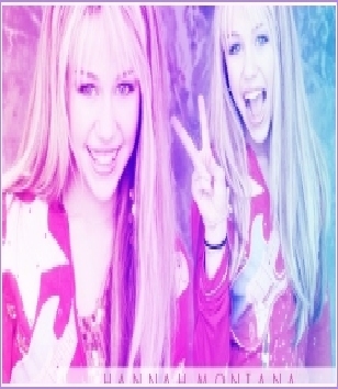 GW308H354 - Miley and Hannah wallpaper