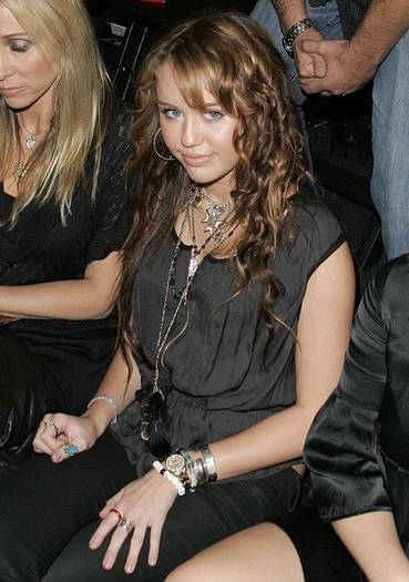 Miley Cyrus Heidi Klum Christian Audigier ldOyaM4lNLel