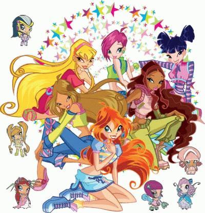 winx-club-with-their-pixies - Winx