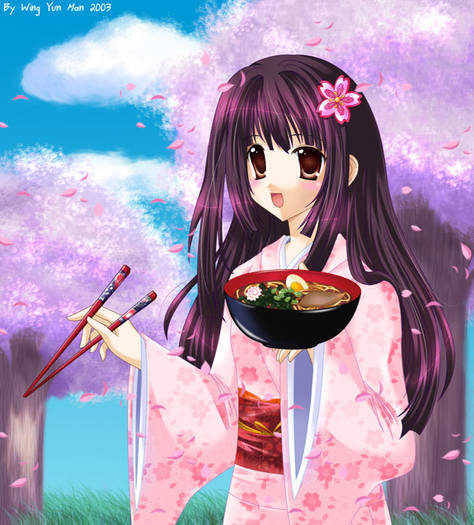 japanese-ramen-girl - Fete anime