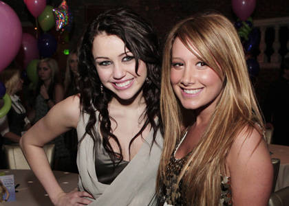 12 - miley cyrus and ashley tisdale