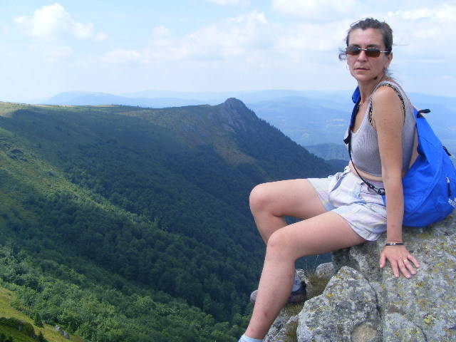 DSCF4277 - 2 august 2009 Traseu Suior Secatura Creasta Cocosului Gutaiul Doamnei  Vf Gutai