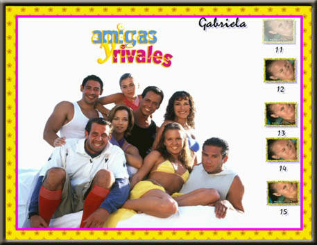 AMIGAS RIVALES - CAPTURAS TELENOVELAS