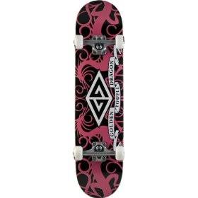 sk8 roz cu negru - skateboart sk8