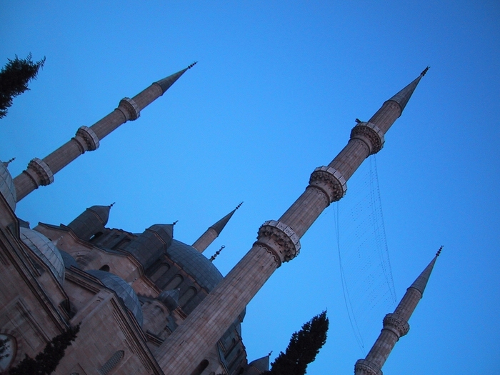 Selimiye Mosque in Edirne - Turkey (nightfall) - Islamic Architecture Around the World