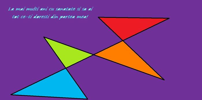 Triunghiuri - Desene facute de mine