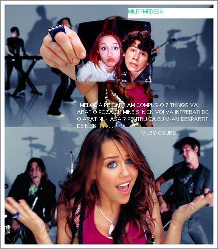 UWOJVUECUWBXMHDRKWD - aflati ce spune miley cyrus la melodia 7 things