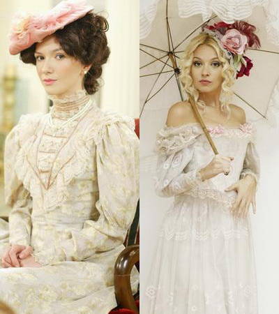 Adela Popescu (Aniela Elefterios) si Diana Dumitrescu - Aniela-Telenovela de epoca