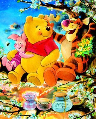 2242-winnie-the-pooh - tigrila winnie purcelus si magarusul