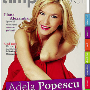 Adela Poepscu in alta revista - Adela Popescu in reviste