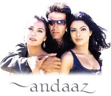 Lara in primul ei film numit Andaaz in 2003 cu Akshay Kumar si Priyanka Chopra - Lara Dutta