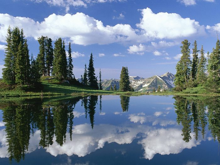 Alpine Tarn, Gunnison National Forest, Rocky Mountains, Colorado - Wallpapers Premium