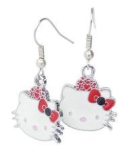 Cercei-Hello-Kitty-cu-inimioare,-alb-cu-rosu-2331-0-list