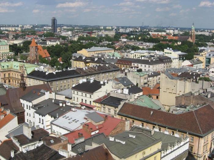 Cracovia vazut de la inaltime