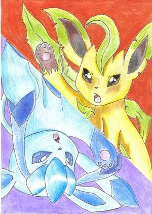 Leafeon_and_Glaceon_Together_by_jackstar93