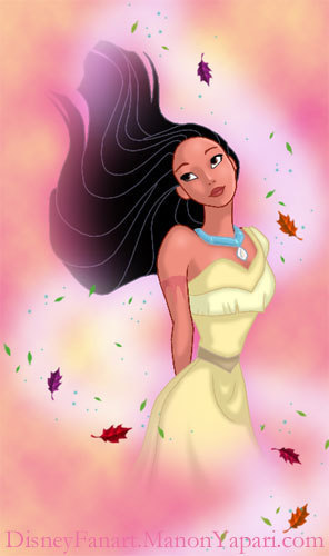 Pocahontas primitiva - Minunatele printese Disney