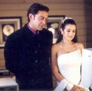 Amisha si Booby Deol in Humraz-2002 - Amisha Patel
