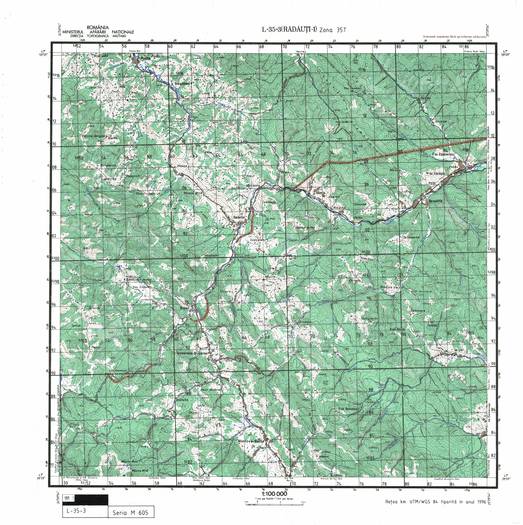 L-35-3 - Harta militara detaliata a Romaniei