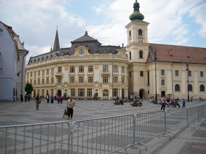 Sibiu-Piata sfatului - Excursii 2008