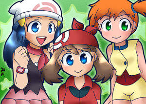 Dawn__May_and_Misty_by_Aminako[2]