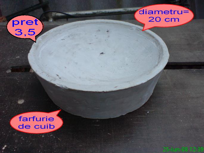 farfurie de cuib  D-20 cm; farfurie de cuib cu diametrul de 20 cm Pret -3,5 Lei
