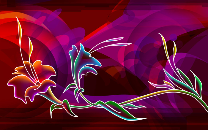 lilies-wild - Vibrant Colors Wallpapers