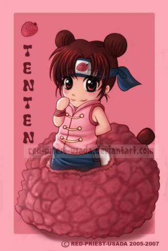 tenten - fruits naruto