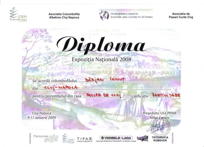 diploma ExpoCluj2009 - Palmares