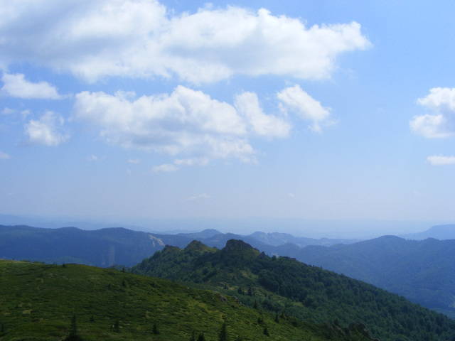 DSCF4280 - 2 august 2009 Traseu Suior Secatura Creasta Cocosului Gutaiul Doamnei  Vf Gutai