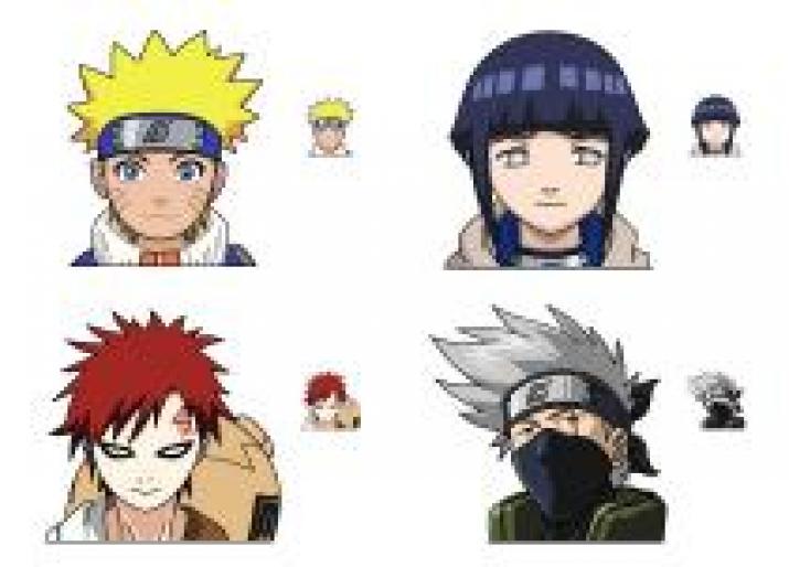 Naruto Hinata Gaara si Kakasi